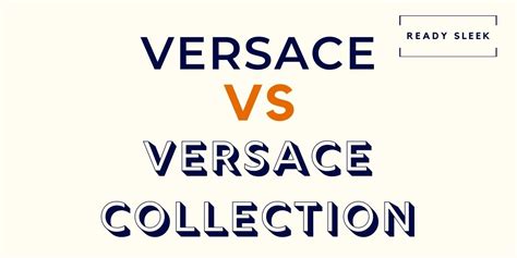 difference between Versace and versus